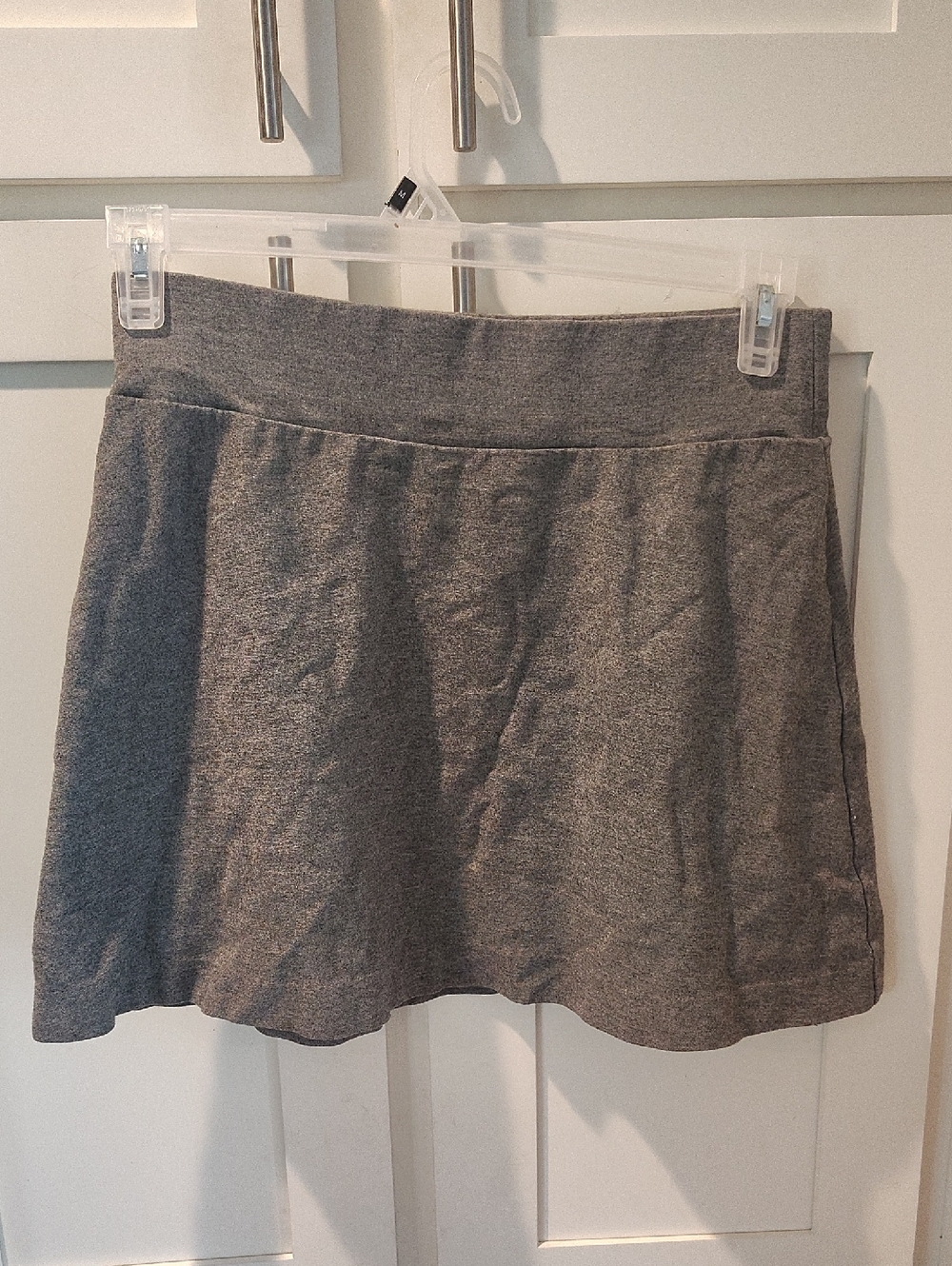 J. Jill Heather Gray Skater Skirt